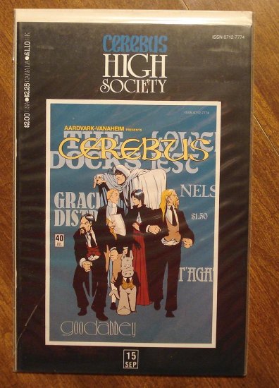 Cerebus - High Society (reprint series) #15 comic book - Dave Sim - Aardvark-Vanaheim