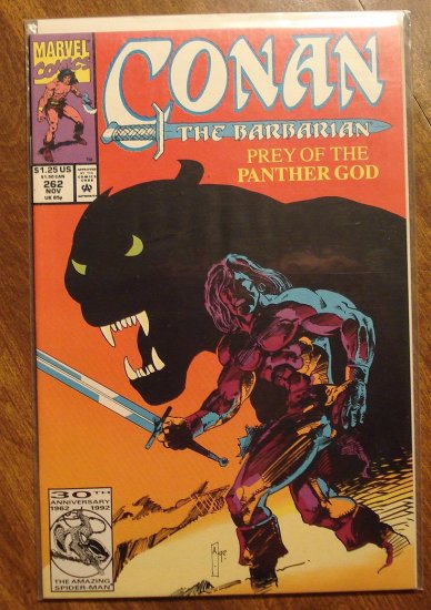 Conan The Barbarian #262 comic book - Marvel comics