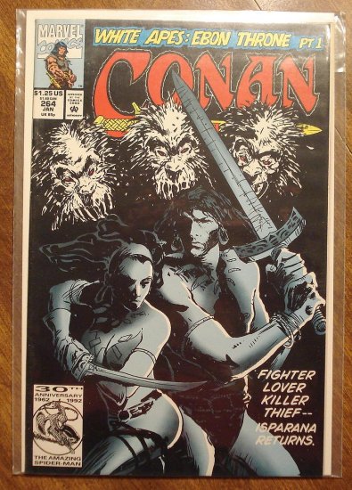 Conan The Barbarian #264 comic book - Marvel comics