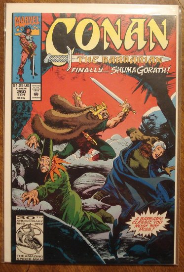 Conan The Barbarian #260 comic book - Marvel comics
