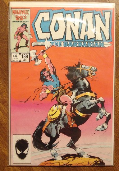 Conan The Barbarian #189 comic book - Marvel comics