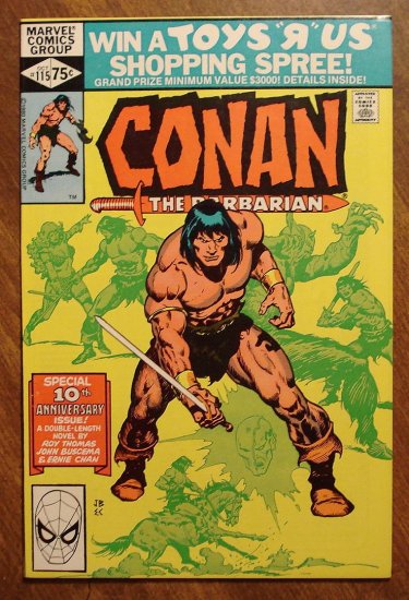Conan The Barbarian #115 comic book - Marvel comics