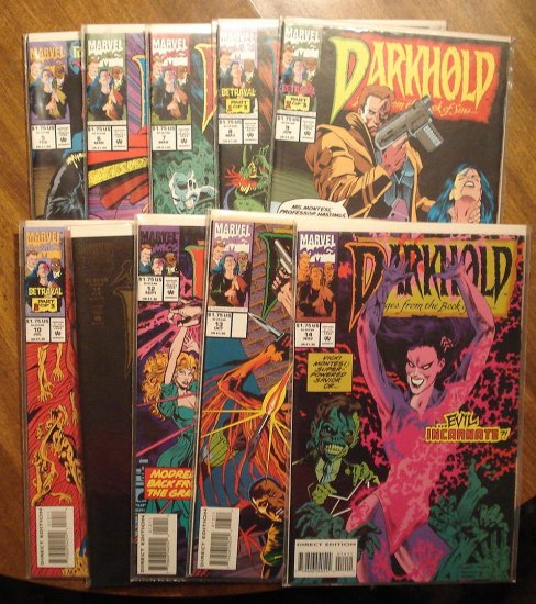 Darkhold #'s 5, 6, 7, 8, 9, 10, 11, 12, 13, 14 comic book - Marvel comics