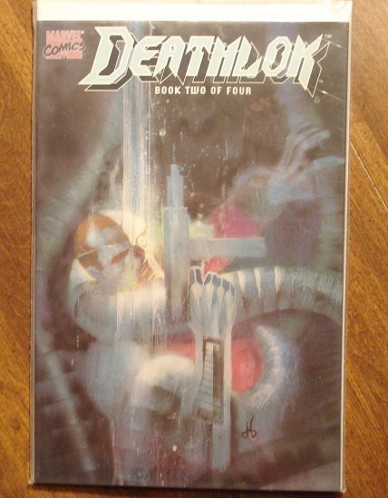 Deathlok deluxe format mini-series #2 comic book - Marvel comics