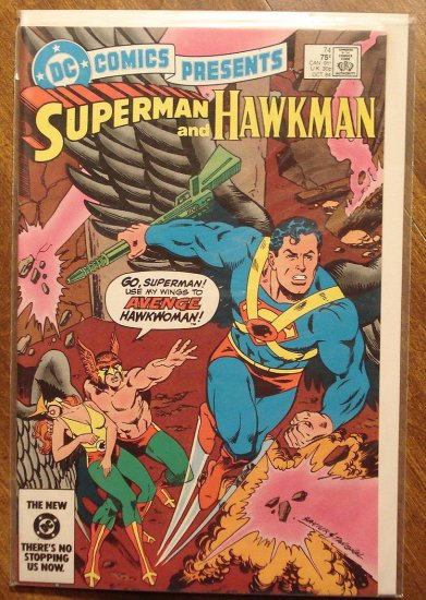 DC Comics presents #74 - Superman & Hawkman (& Hawkwoman) comic book