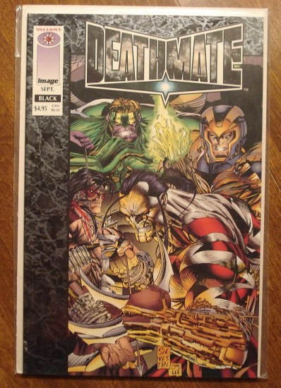 DeathMate Black comic book - Image & Valiant comics