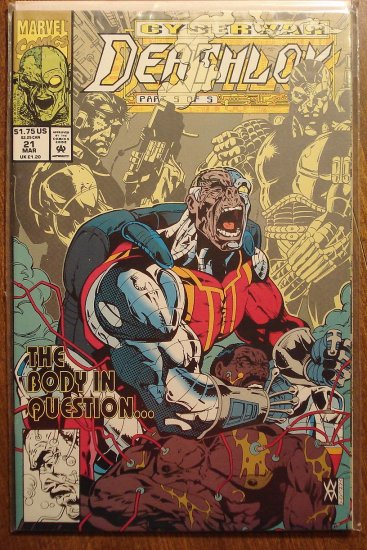Deathlok #21 comic book - Marvel comics