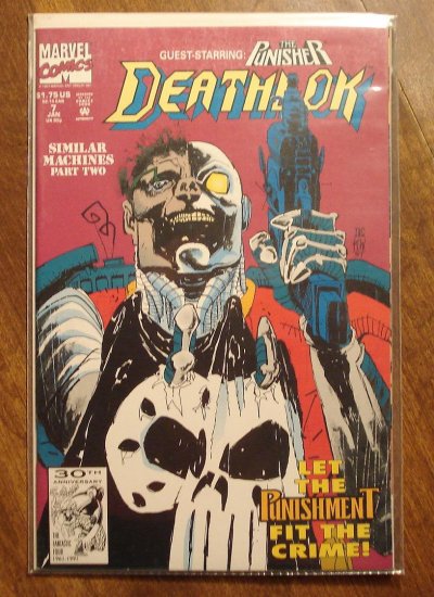 Deathlok #7 comic book - Marvel comics - w/ The Punisher!