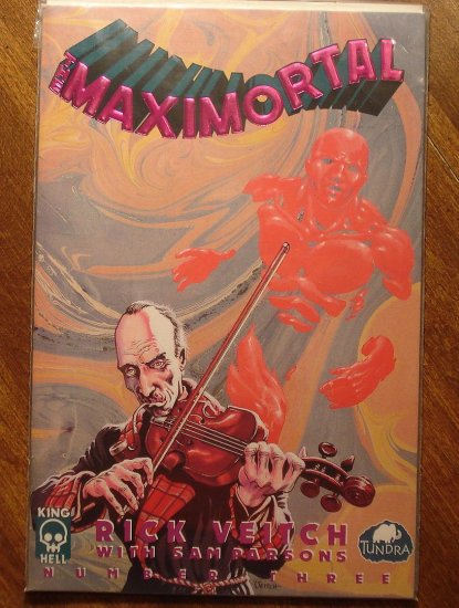 MaxiMortal #3 comic book - King Hell Comics - Rick Veitch