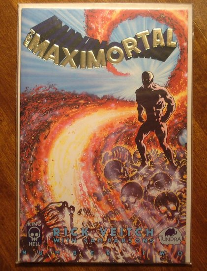 MaxiMortal #2 comic book - King Hell Comics - Rick Veitch