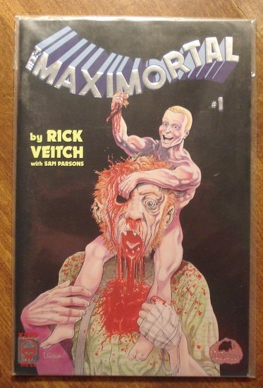 MaxiMortal #1 comic book - King Hell Comics - Rick Veitch