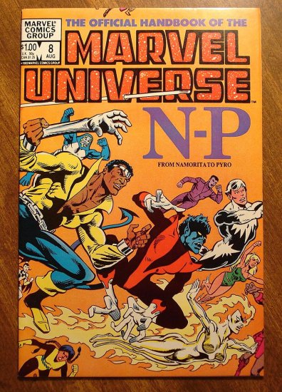 Official Handbook to the Marvel Universe (Original Edition) #8 comic book - Marvel comics