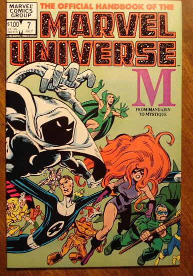 Official Handbook to the Marvel Universe (Original Edition) #7 comic book - Marvel comics