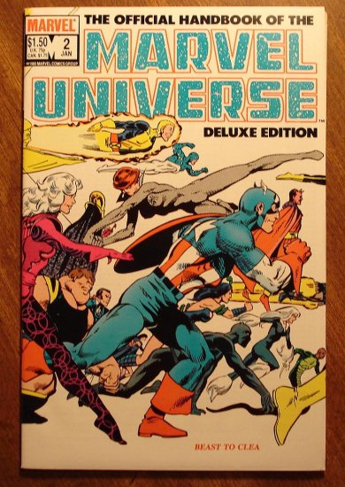 Official Handbook to the Marvel Universe (Deluxe Edition) #2 comic book - Marvel comics