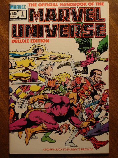 Official Handbook to the Marvel Universe (Deluxe Edition) #1 comic book - Marvel comics