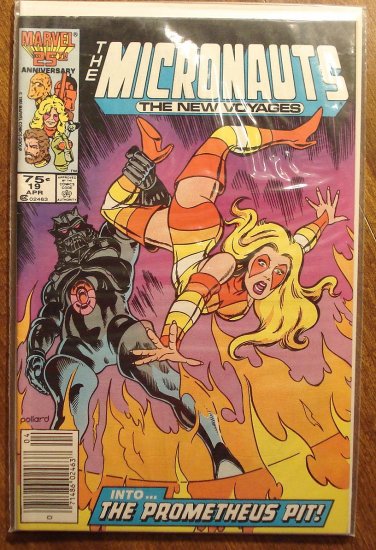 Micronauts: The New Voyages #19 comic book - Marvel comics