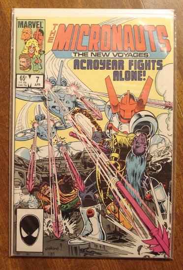 Micronauts: The New Voyages #7 comic book - Marvel comics
