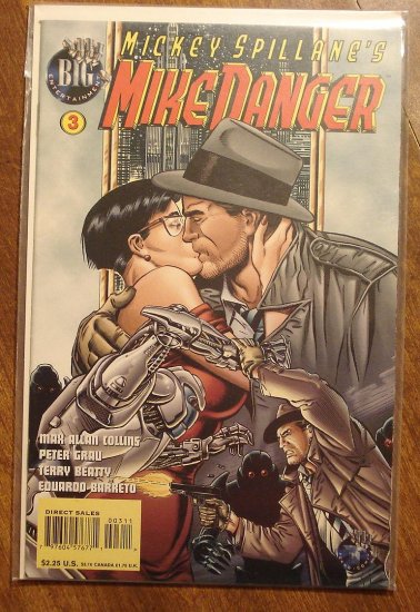 Mickey Spillane's Mike Danger #3 comic book - Tekno comics