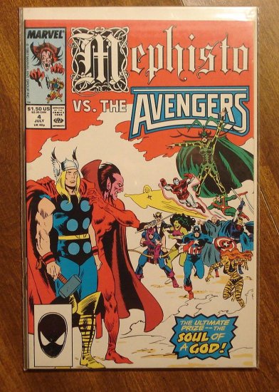 Mephisto vs. The Avengers #4 comic book - Marvel comics
