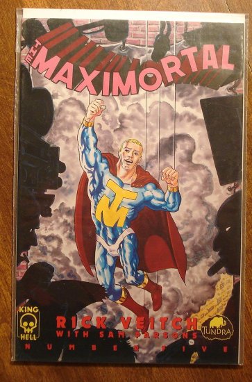 MaxiMortal #5 comic book - King Hell Comics - Rick Veitch