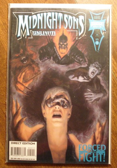 Midnight Sons Unlimited #5 comic book - Marvel comics