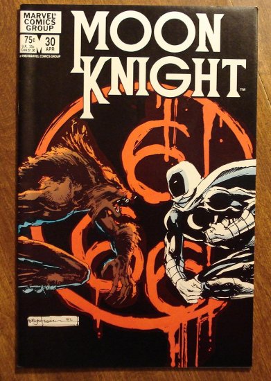 Moon Knight #30 (1980's series) comic book - Marvel Comics