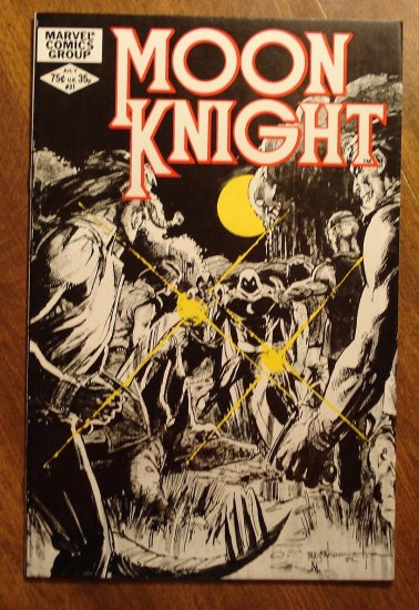 Moon Knight #21 (1980's series) comic book - Marvel Comics