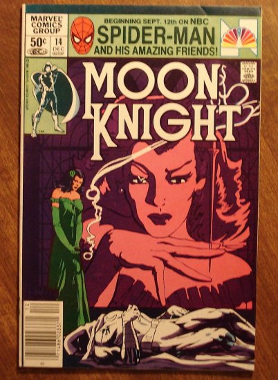 Moon Knight #14 (1980's series) comic book - Marvel Comics