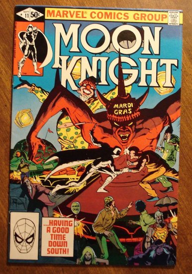 Moon Knight #11 (1980's series) comic book - Marvel Comics