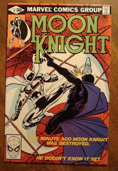 Moon Knight #9 (1980's series) comic book - Marvel Comics