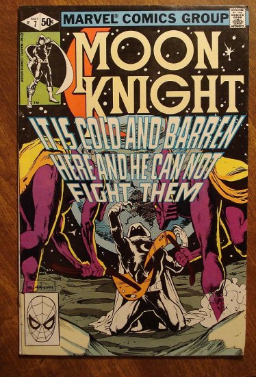 Moon Knight #7 (1980's series) comic book - Marvel Comics