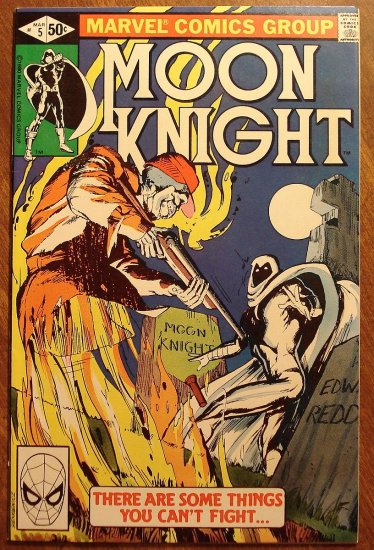 Moon Knight #5 (1980's series) comic book - Marvel Comics