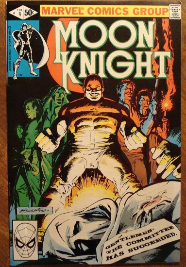 Moon Knight #4 (1980's series) comic book - Marvel Comics