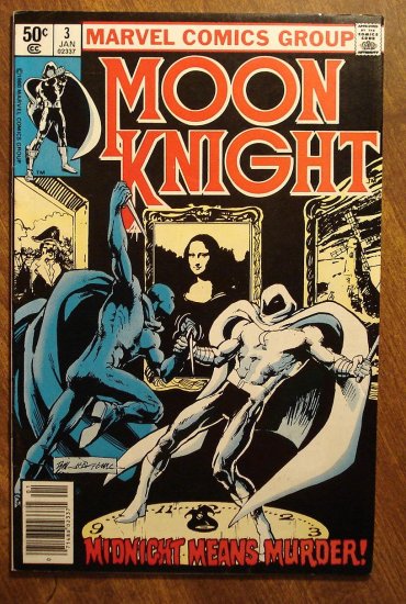 Moon Knight #3 (1980's series) comic book - Marvel Comics