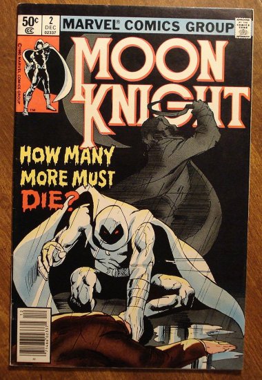 Moon Knight #2 (1980's series) comic book - Marvel Comics