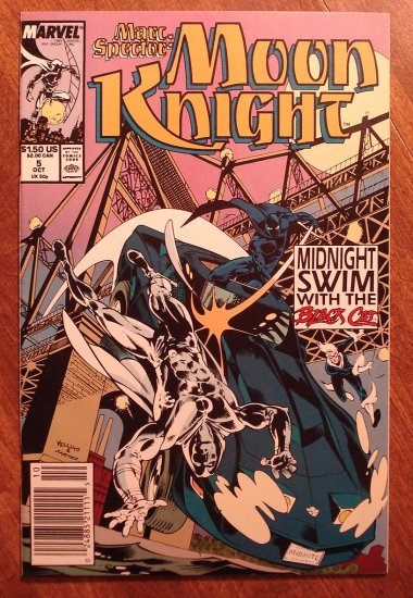 Marc Spector: Moon Knight #5 (1980's/90's series) comic book - Marvel Comics