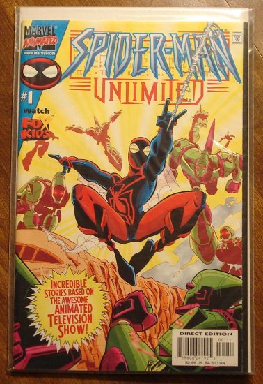 Spider-Man (spiderman) Unlimited #1 comic book (1999) - Marvel 'Animated' Comics
