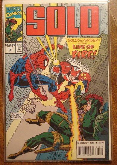 Solo #2 comic book - Marvel comics - with Spider-Man!