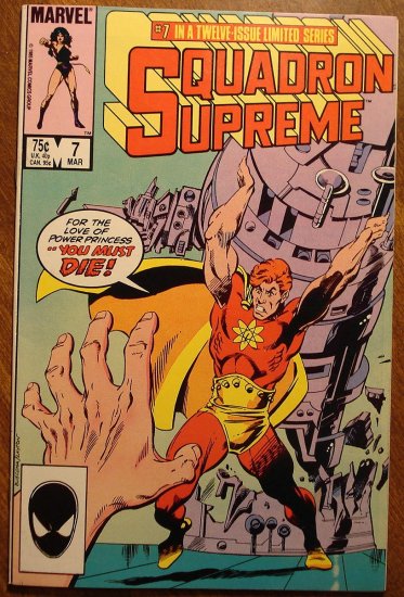 Squadron Supreme #7 (1980's) comic book - Marvel Comics