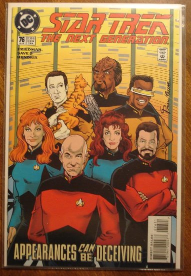 Star Trek: The Next Generation #76 comic book - DC Comics