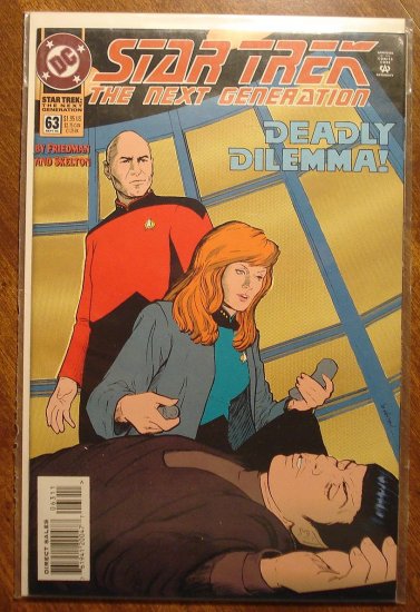 Star Trek: The Next Generation #63 comic book - DC Comics