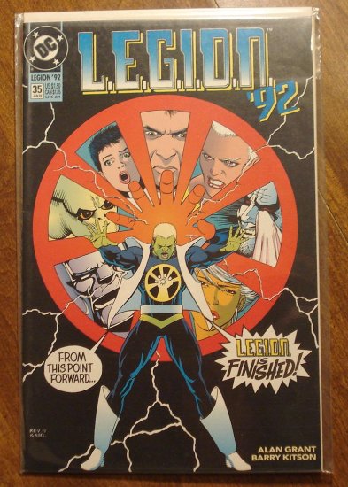 L.E.G.I.O.N. '92 #35 comic book - DC Comics, Legion of Super-Heroes, LSH