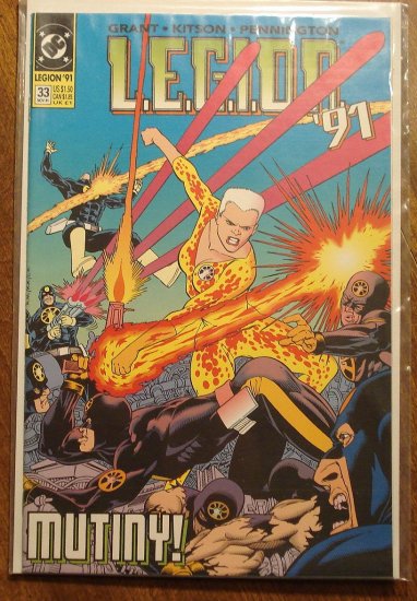 L.E.G.I.O.N. '91 #33 comic book - DC Comics, Legion of Super-Heroes, LSH