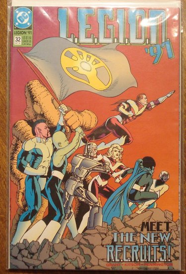 L.E.G.I.O.N. '91 #32 comic book - DC Comics, Legion of Super-Heroes, LSH
