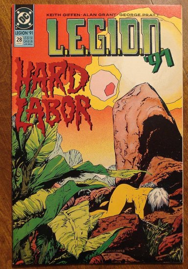 L.E.G.I.O.N. '91 #28 comic book - DC Comics, Legion of Super-Heroes, LSH