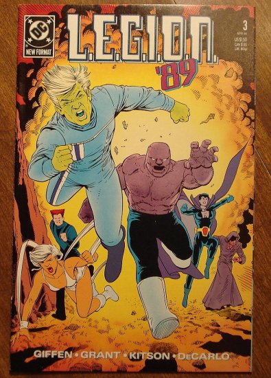 L.E.G.I.O.N. '89 #3 comic book - DC Comics, Legion of Super-Heroes, LSH