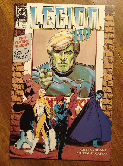 L.E.G.I.O.N. '89 #1 comic book - DC Comics, Legion of Super-Heroes, LSH