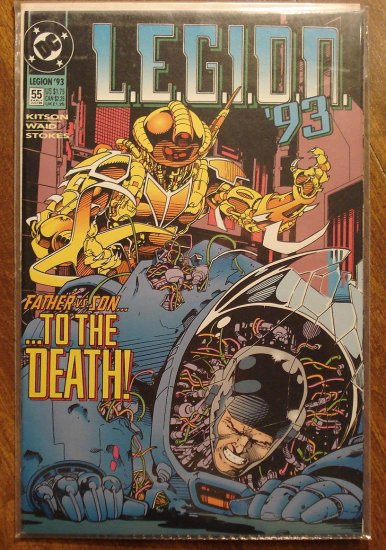 L.E.G.I.O.N. '93 #55 comic book - DC Comics, Legion of Super-Heroes, LSH