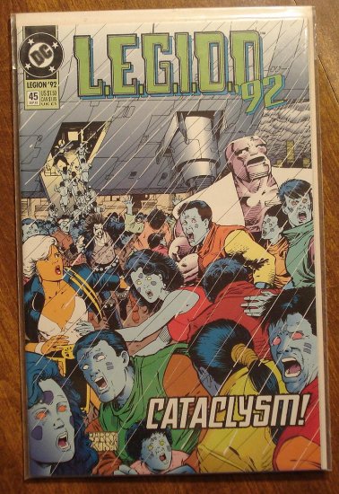 L.E.G.I.O.N. '92 #45 comic book - DC Comics, Legion of Super-Heroes, LSH