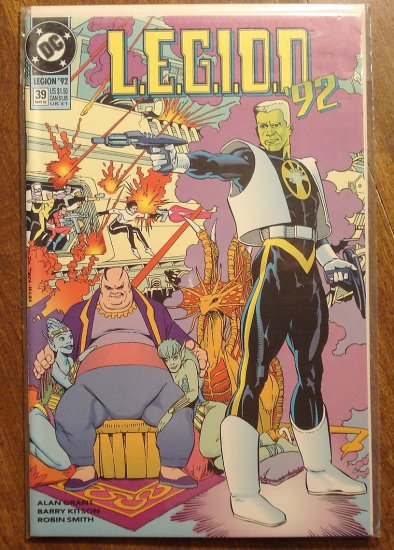 L.E.G.I.O.N. '92 #39 comic book - DC Comics, Legion of Super-Heroes, LSH